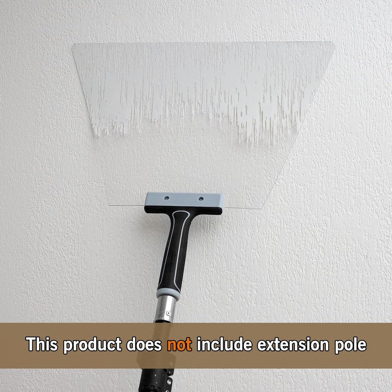 Rolling Dog 17.5 Inch Knockdown Knife - Threaded End Can be Attached to Extension Pole,Acrylic Plastic Blade,Ideal for Creating Knockdown Texture - Image 5